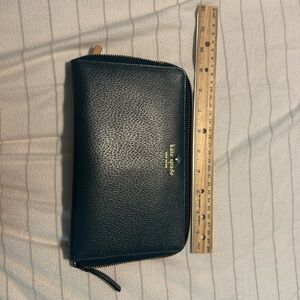 Kate spade zip around wallet large blue